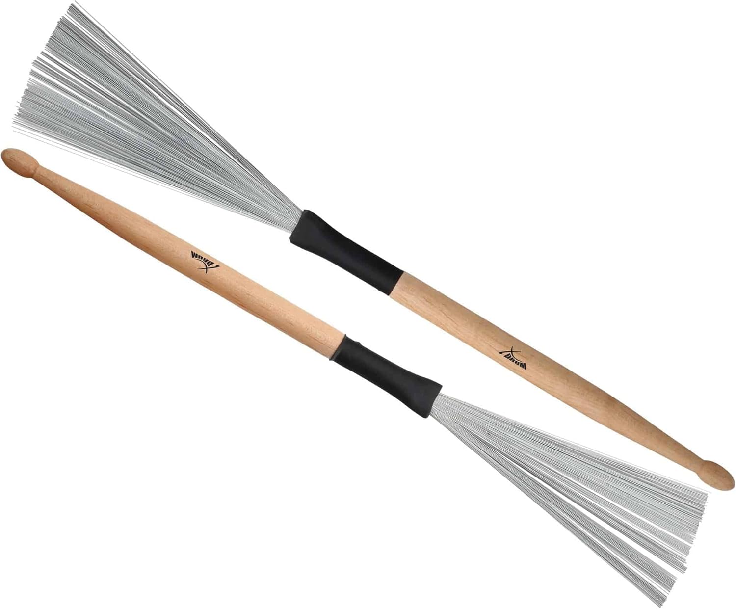 Bacchette XDrum WTD-1S Wire Tap - Spazzole E Bacchette Per Batteria In Uno - Foto 3