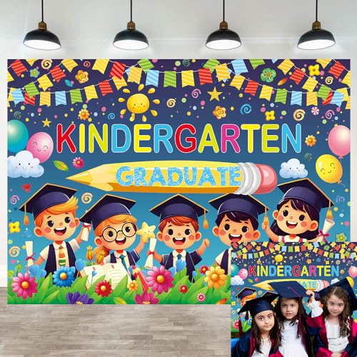 Décoration de fête et accessoires de photomaton pour la remise de diplôme de maternelle 2025
