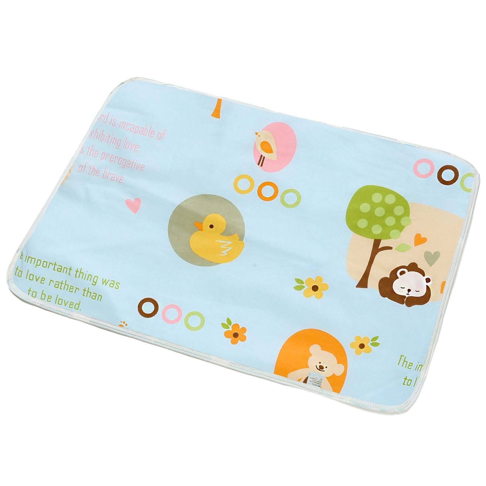 Nappy Changing Mat, Foldable Diaper Pad Waterproof Travel Changing Mat for Home Travel Outside, 50 x 70cm/19.7" x 27.5"