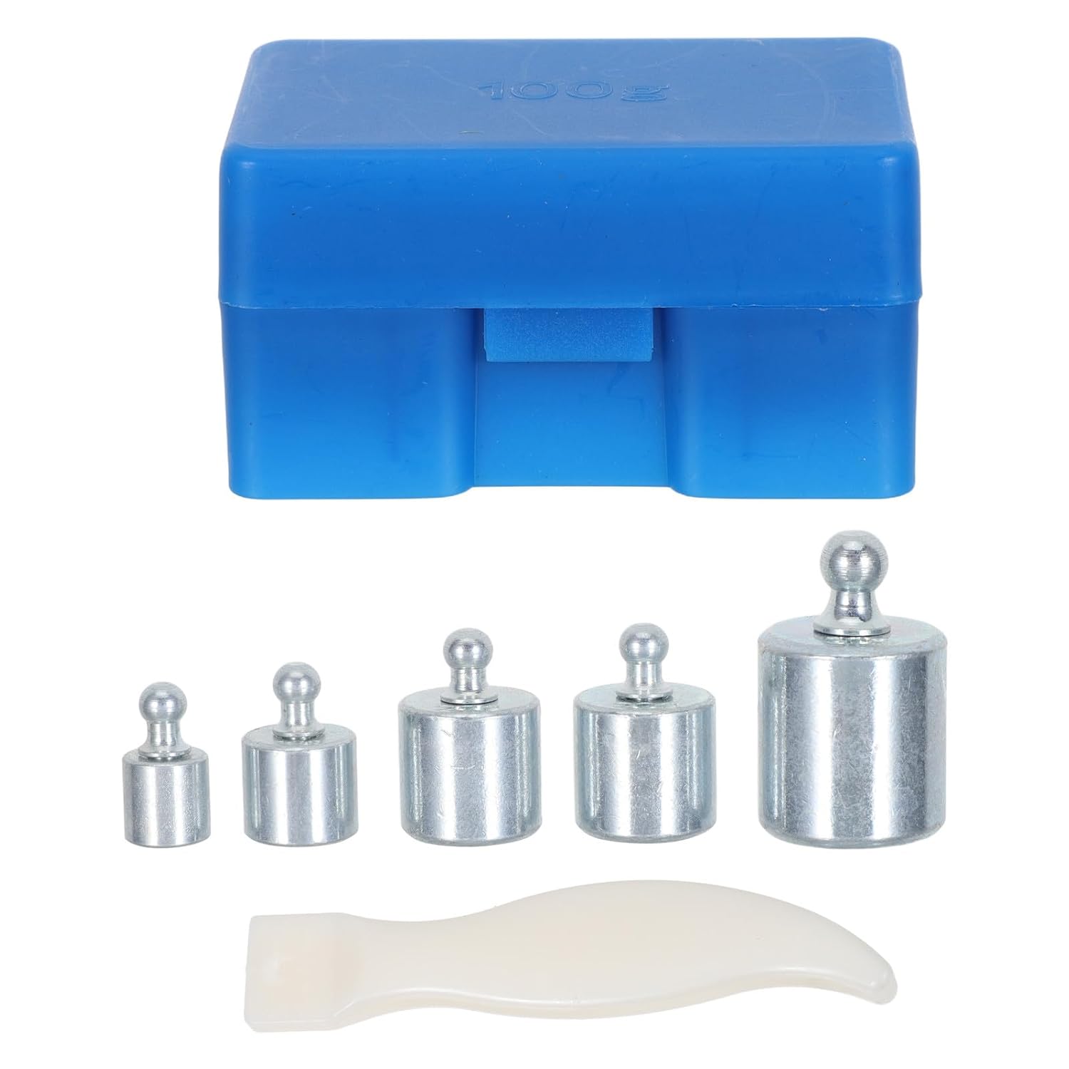 1 Set Calibration Weights - 10mg-100g Steel Precision Weights with Storage Box and Clip - for Small Items Digital Scale Jewelry Kitchen Lab Use