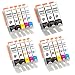 TekMall PGI250 CLI251 High Yield Replacement Ink Cartridges 3Sets+3Black (no Grey), Use for MX922 MG5520 MG6620 MG5420 MG5422 MG5522 MG5620 MG6320 MG6420 MG7120 MG7520 MX722 iP7220 iP8720 iX6820