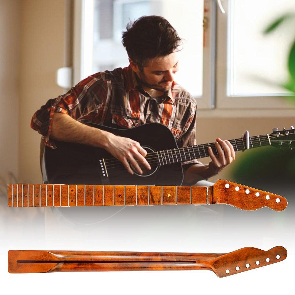 BTSEURY 22 Bünde E-Gitarre Hals Ahorn Gitarre Hals Griffbrett kompatibel ST E-Gitarre