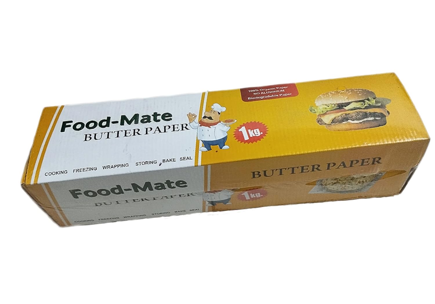 Buy WrappMaster Food Wrapping Paper 1kg 84 Meters, White Online at
