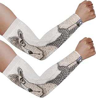 Mangas de braço com proteção solar UV para homens e mulheres, mangas de alpaca protegem os braços esportivos, mangas de braço com proteção solar e proteção UV, Alpaca