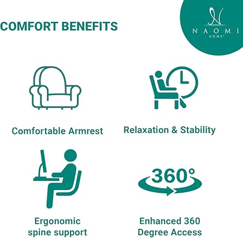 Miniatura 4 de Naomi Home Sillas reclinables reclinables para cine en casa, reclinables pequeños para espacios pequeños con reposapiés ajustable, sillas