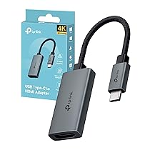 TP-Link UA520C Adattatore HDMI USB-C 4K@60Hz, compatibile con macOS, Windows, iPadOS, iOS, Android, Linux e Chrome OS, non compatibile con iPad Pro 2021, cavo intrecciato 100 mm