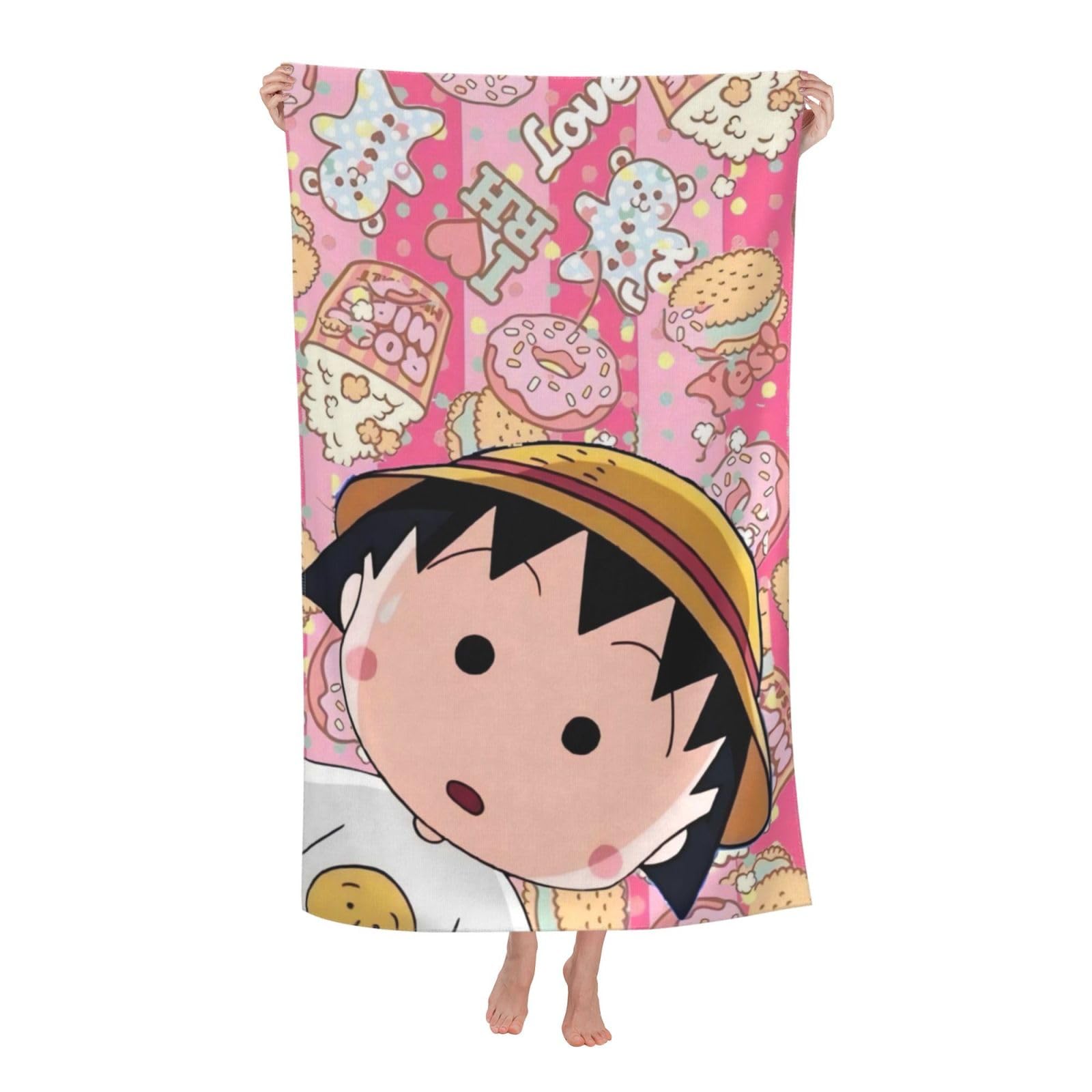 ちびまる子ちゃん　バスタオル ハニーちびまる子ちゃん バスタオル｜グッズ｜ちびまる子ちゃん
