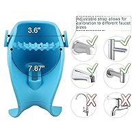 Vista 2 de Bath Spout Cover for Bathtub,Baby Shower Protector Cover A Fun Way to Protects Baby from Bumping Head During Bathing Time Cute Soft Whale Design