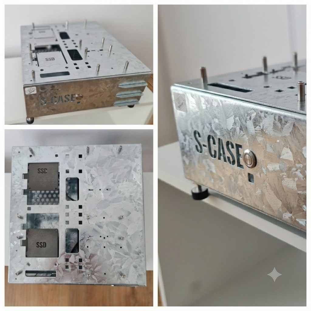 S-CASE 5 ATX Servidor CASO PC, SERVIDOR, 9 drives, almacenamiento, CHIA