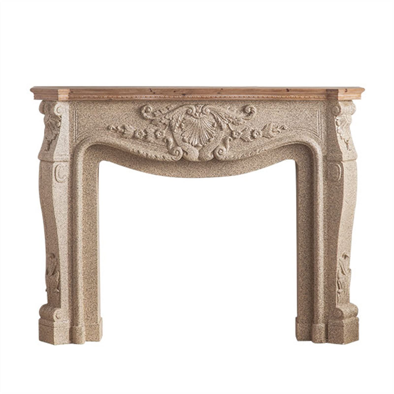 Mensola del camino Cornice for caminetto vintage americano, mensola decorativa in rilievo creativo, ingresso for soggiorno, credenza con armadio intagliato Decorazione della mensola del camino
