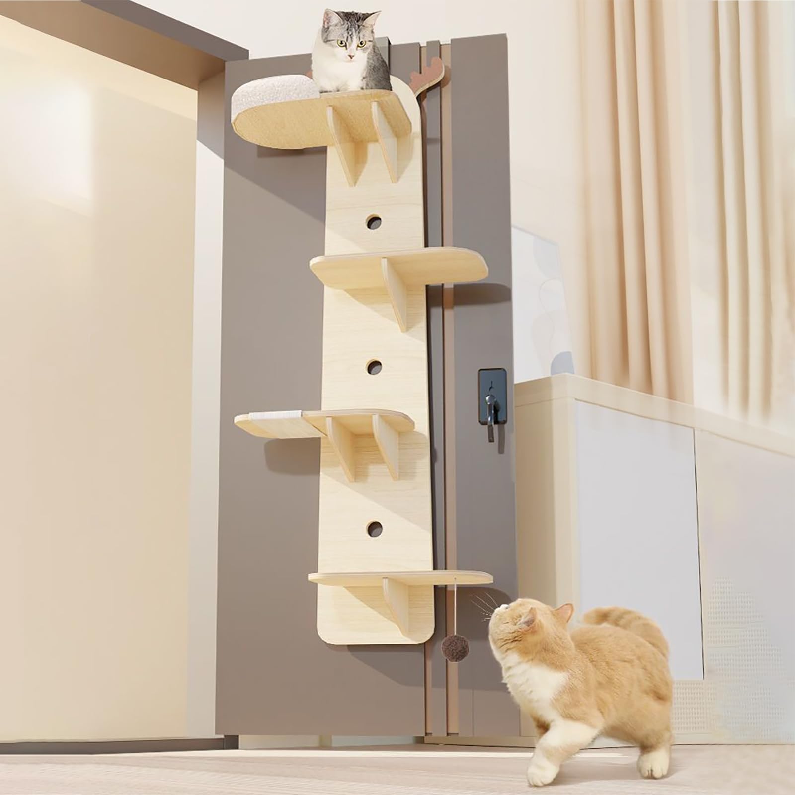 Escaleras Para Gatos, Muebles De Pared Para Gatos, Escaleras Para