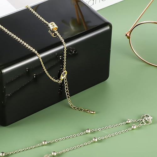 Vista 11 de 18 piezas de cierre de langosta de doble apertura, 3 tamaños de oro y plata, conectores de acero inoxidable para fabricación de joyas