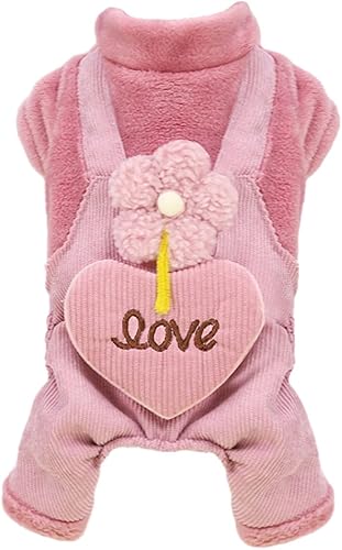 Abrigo de invierno para perro, ropa para cachorros, traje de pana para Halloween, Navidad, sudadera cálida para perro, overol para gato, pijamas