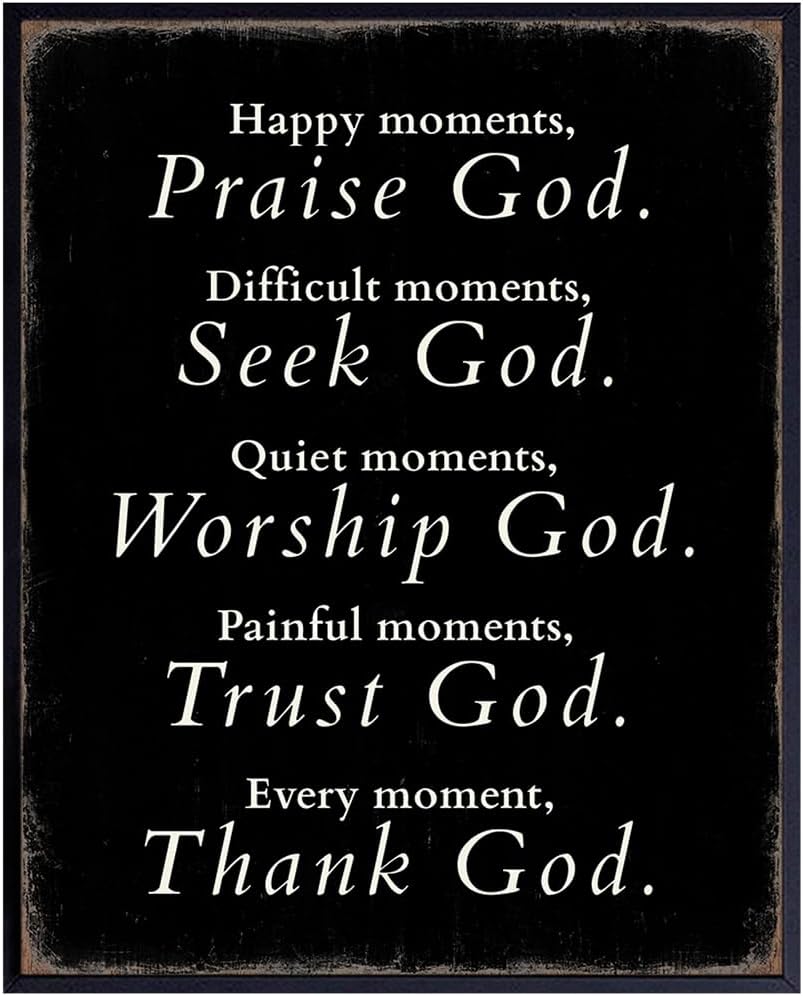 Thank God spiritual Room Decor - Christian Wall Art Sayings - Christian Gifts for Men - Religious Gifts for Men - God Wall Art - spiritual Religious Quotes - Family Room Decor - Man cave Print