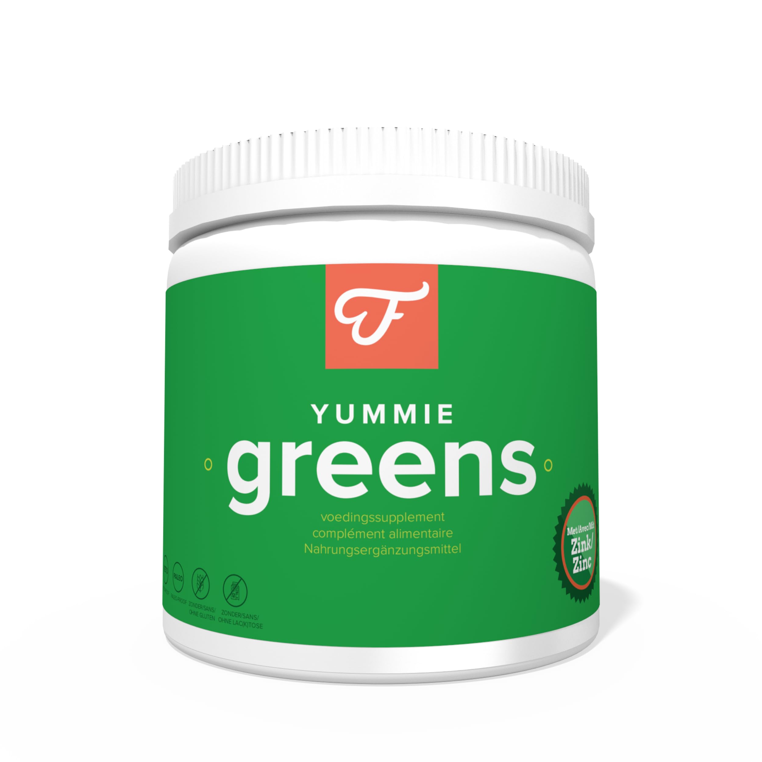 Foodie Yummie Grünpulver Superfoods – 300g – Enthält unter anderem Spirulina, Matcha, Acerola und Kokosnusswasserpulver