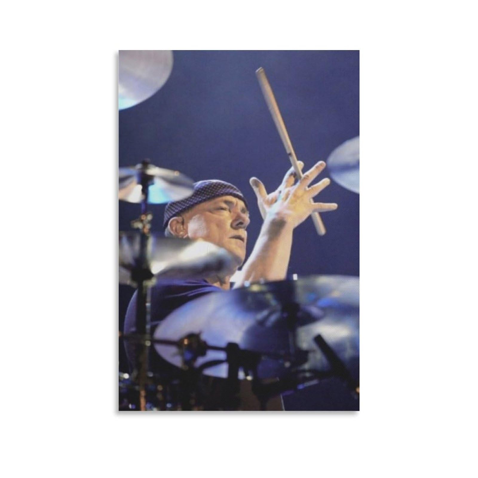 FCOIN Neil Peart Canvas Poster Poster Painting Canvas Wall Art Living Room Posters Painting 16x24inch(40x60cm)