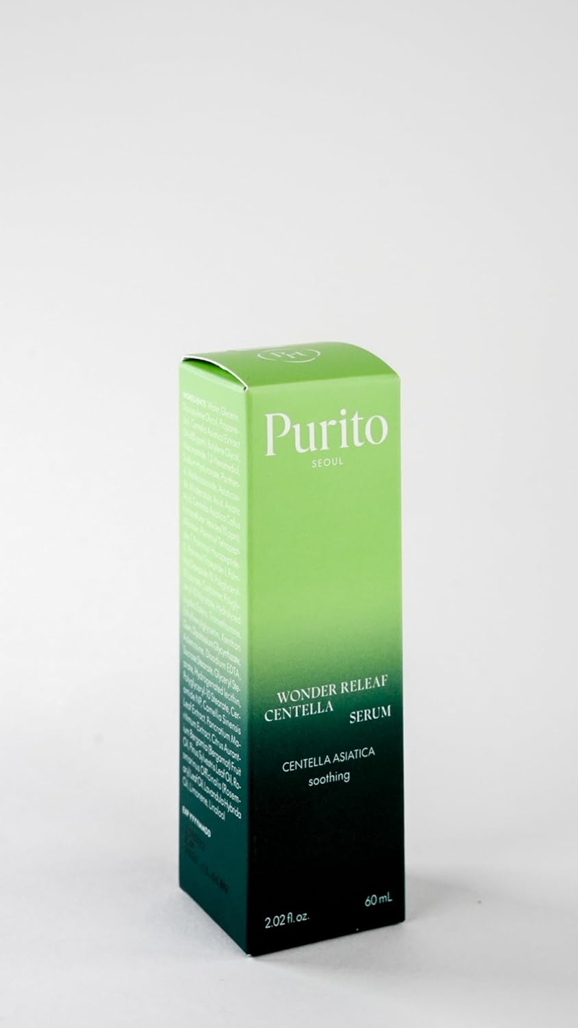 PURITO Centella Serum, Korean Centella, for All Skin Types, Ampoule, Soothing, Calming, Facial Serum for face, Vegan & Cruelty-Free, Korean Skin Care, 60ml 2fl.oz - Image 6