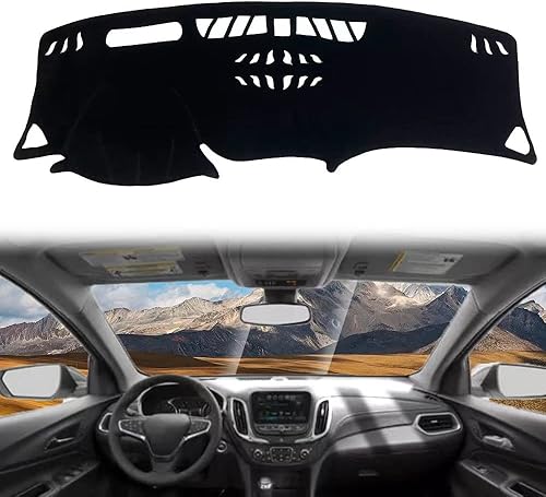 Cubierta de salpicadero para Chevrolet Chevy Equinox 2018-2022, accesorios personalizados, cubierta de alfombra antideslizante