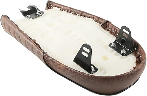 Miniatura 9 de SLMOTO Vintage motocicleta Cafe Racer asiento universal motocicleta plana y joroba cojín de reajuste para KZ400 KZ550 K750 Z650 W650 CB100 CB125