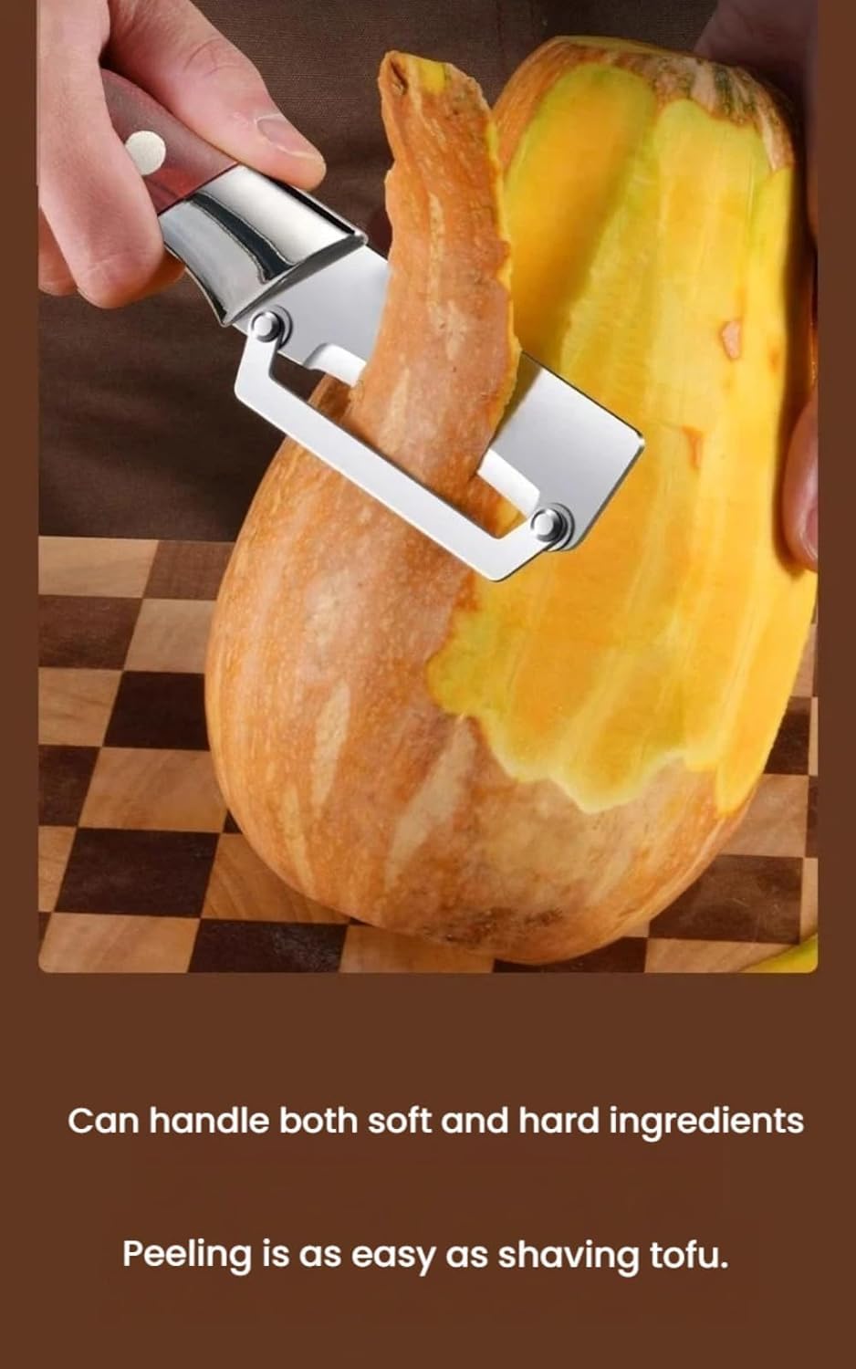 5 peladores multifuncionales, cuchillo pelador de caña de azúcar, pelador de verduras, acero inoxidable, mango ancho ergonómico, agarre cómodo, resistente, para melón grueso, corteza dura, uso en