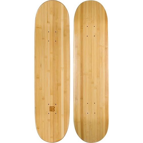 Bamboo Skateboards Blank Skateboard Deck - POP - Strength - Sustainability - 8.5