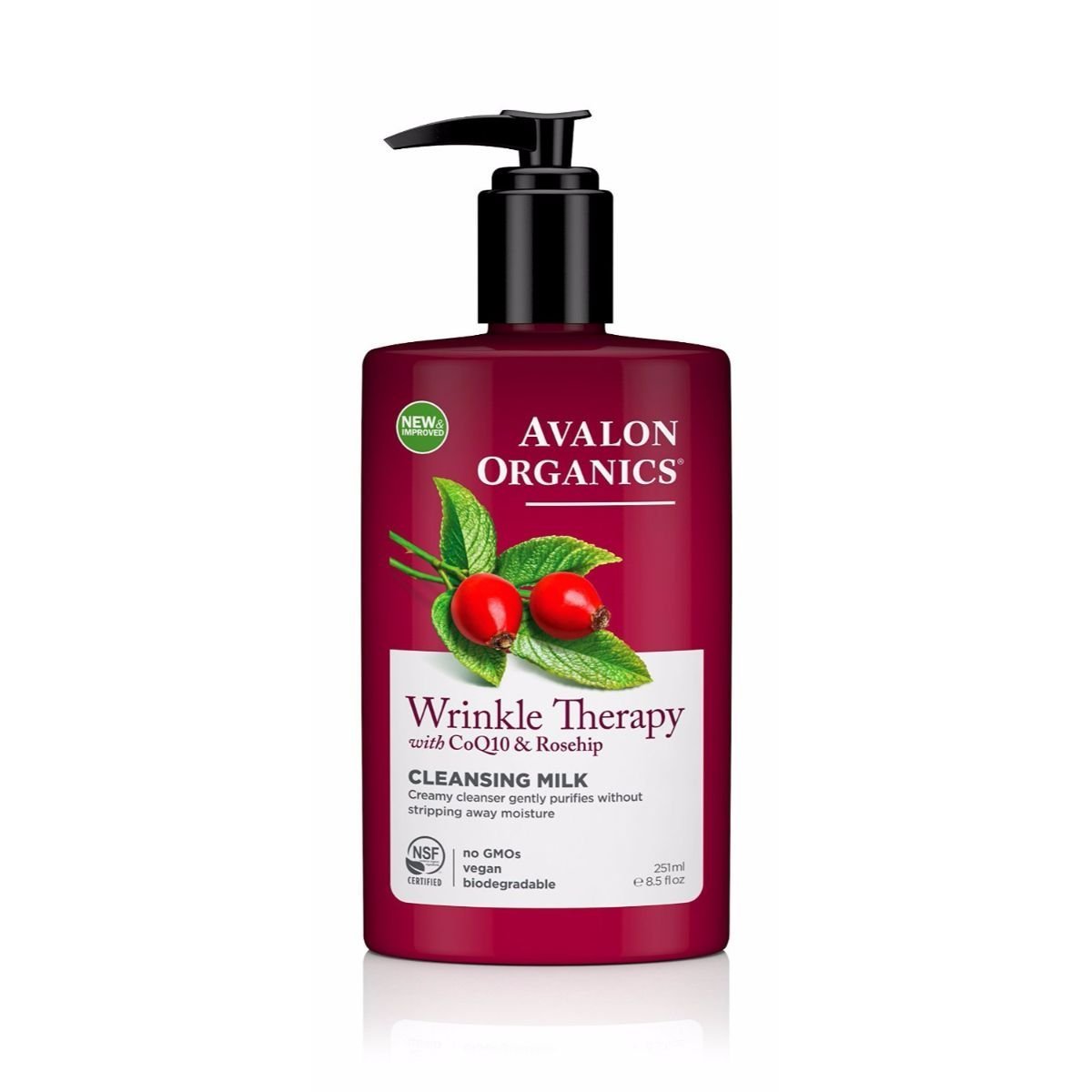 Avalon Organics - CoQ10 Repair - Facial Cleansing Milk - 251ml (Case of 6)