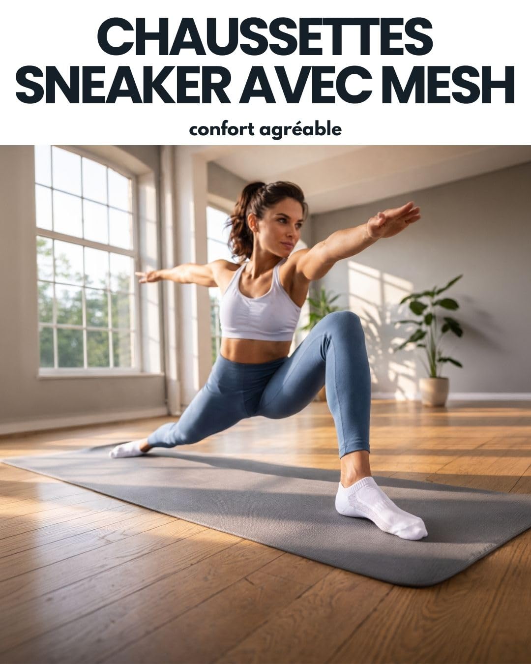 10 Paires Chaussettes Basses Homme Femme Socquettes Courtes Coton Respirant