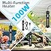 FREESEA Aquarium Heater for Fish Tank: 100W Small Submersible Thermostat with Off-Water Protection & UL Certified Cord for 10-20 Gallon Fish Turtle Tanks Enthusiasts