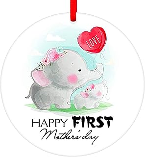 FaCraft First Time Mother Gifts for Mom,3" First Mothers Day Ornament,1st Mothers Day Keepsake Gift for Mom,Mommys,Mother to be,Baby Shower