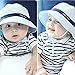 Marca west Unisex Baby Kid Child Toddler Boy Girl Infant Visor Sun Floppy Brim Protection Bucket Cap Hat - Blue
