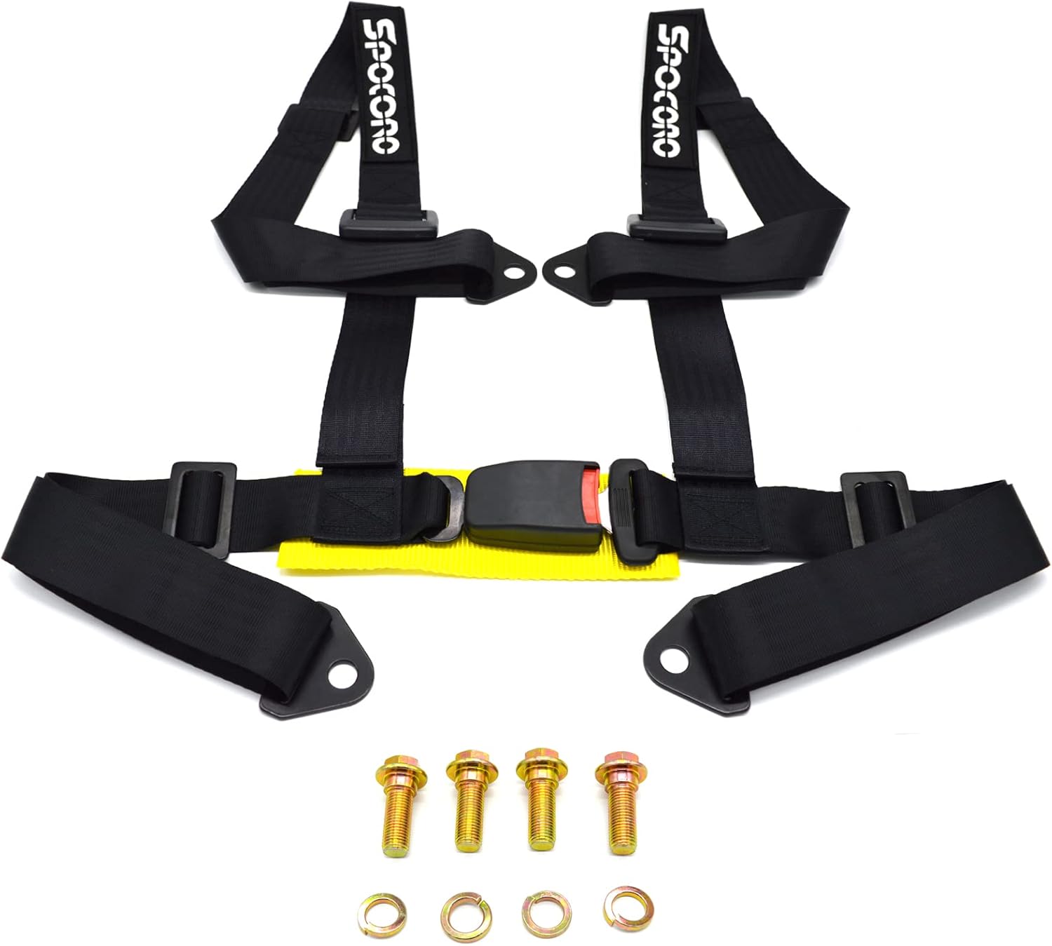 4-point racing harness 2" nylon webbing, buckle release