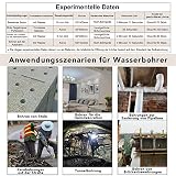 Melko Diamentowa koronka wiertnicza rdzeniowa wiertło rdzeniowe Ø 202 mm koronka wiertnicza - długość użytkowa 400 mm - wiertło do wiercenia do muru, granitu, żelbetonu, kamienia naturalnego, betonu, płyt gipsowo-kartonowych