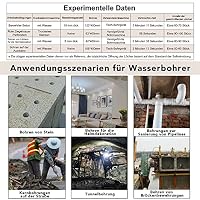 Melko Diamantbohrkrone Kernbohrer Ø 120 mm Nutzlänge 400 mm für Stahlbeton – Ansicht 8