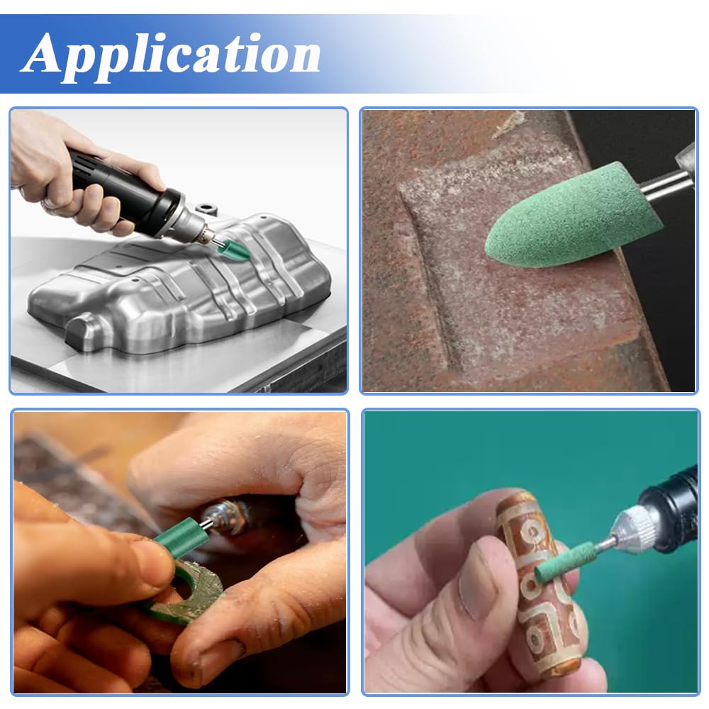 Polishing Wheel For Drill Rotary Tool Kit 6Pcs Rubber Polishing Bits ...