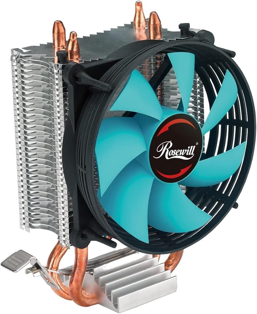CPU Cooler with PWM CPU Cooling Fan & 2 Direct Contact CPU Heatsink Pipes Support Intel i3/i5/i7 CPU Socket - View 1