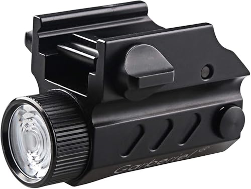 Linterna táctica de montaje en riel de pistola, 1650 LM recargable Glock pistola luz linterna LED con cargador para Glock, linterna de riel disponible en Yaxa Peru