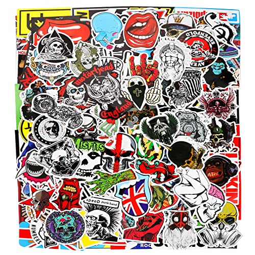 Gaiety Day Sticker Packs 250pcs - Cool Stickers for Adults Laptop, Skateboard Stickers for Teens, Graffiti Stickers for Helmet, Rock Band Stickers, Punk Stickers & Hip Hop Sticker Decals, Brand Stickers, Bulk Logo Stickers & Hypebeast Stickers Bomb