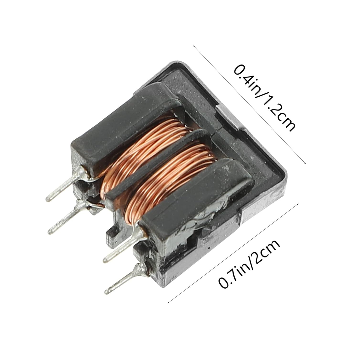 Zerodeko 10pcs Mode Choke Inductor Filter and Construction High Conductivity for Electrical Applications
