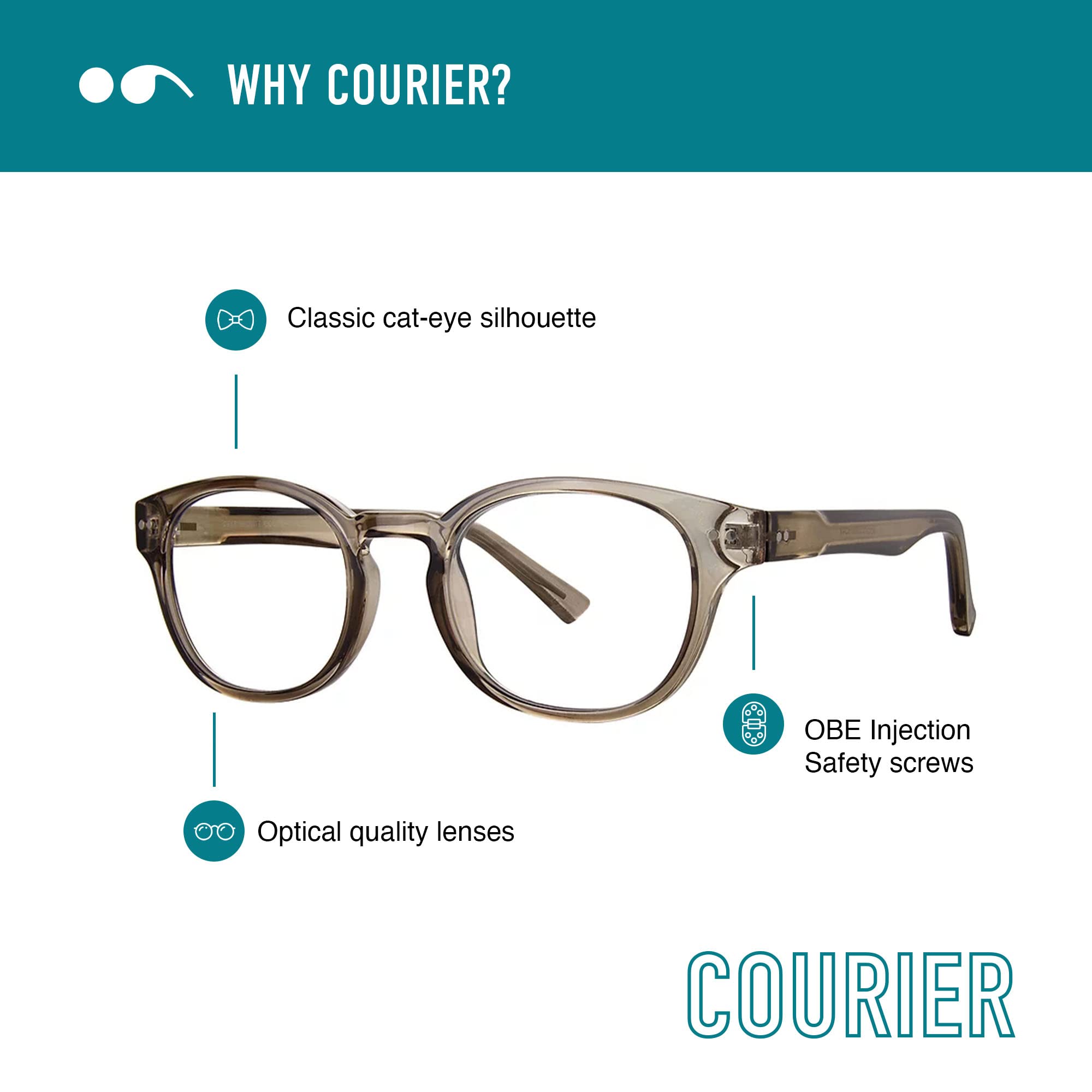 Scojo New York Courier Blue Light Reading Glasses, Handmade Scratch Resistant Readers for Women and Men, Tortoise - 1.50x