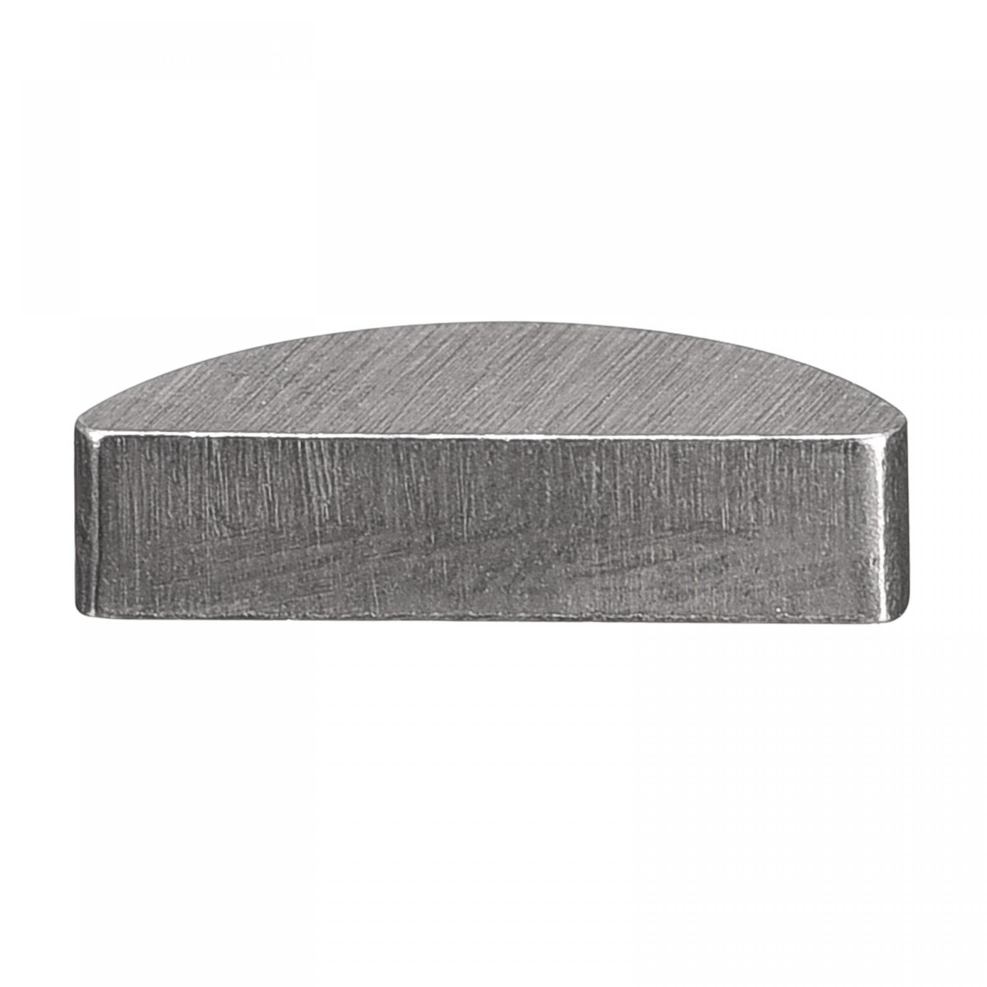 sourcing map Clavette Demi Lune 25pcs 45# Acier 13mm Longueur x 5mm Largeur x 3mm Épaisseur Demi-cercle Clé