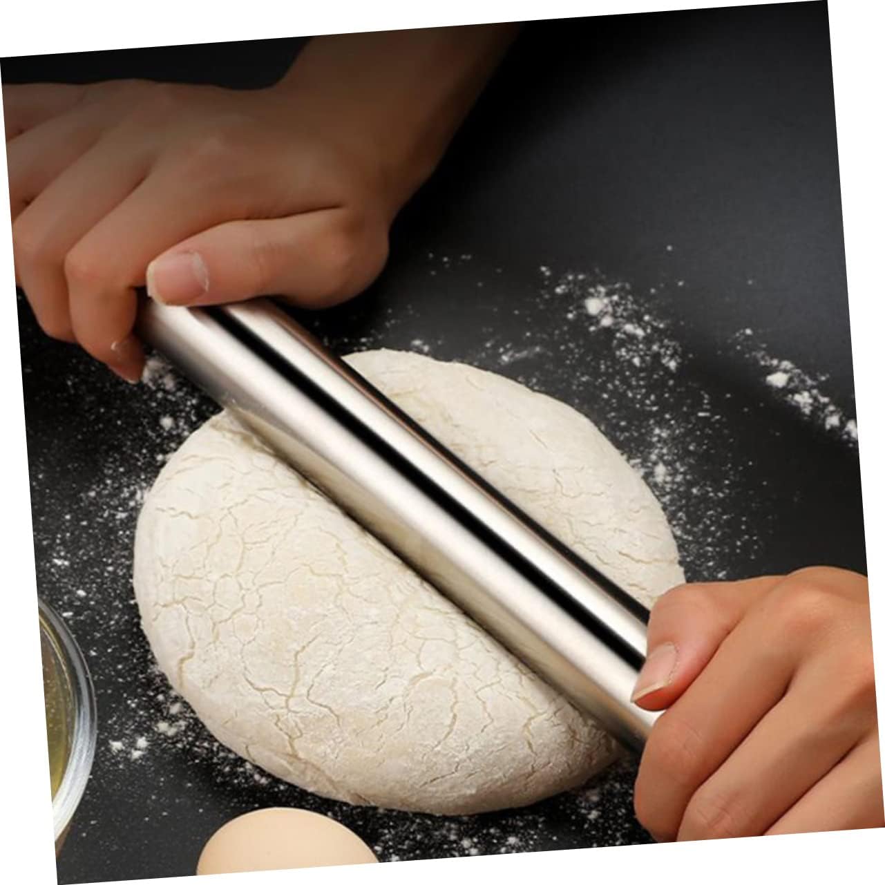 Bakery Equipment,Rolling Pin,Roller Rolling Pin Non-Stick Surface Kitchen Dough Roller for Baking and Ice Shaving