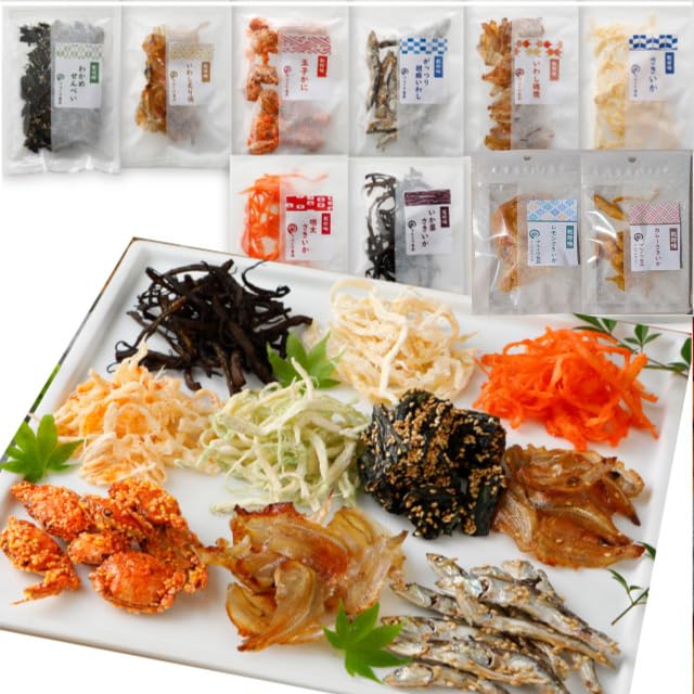 Amazon | おつまみ セット ギフト 人気 色々な味が楽しめる10種類