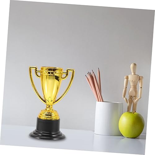 Miniatura 7 de Anneome 8 uds. Copa de oro de plástico a granel juguetes para niños decoración a granel mini juguetes premios trofeos juguetes mini trofeos de
