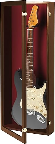 Miniatura 18 de PENNZONI Vitrina para guitarra eléctrica, estuche acrílico para guitarra eléctrica, soporte de pared, estuche de pared para guitarra hecha de marco