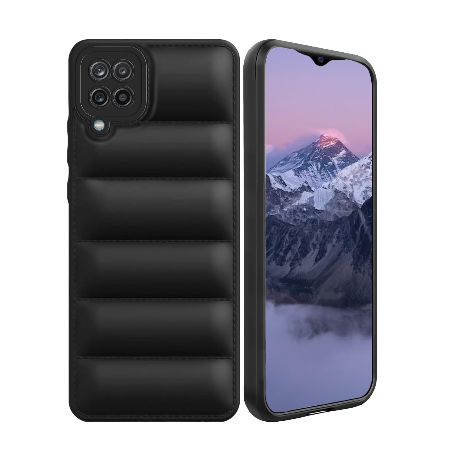 V-TAN Puffer Case Camera Protection Soft Back Cover for Samsung M32 4G (Black) (B0CZDMZG7N) Amazon Price History, Amazon Price Tracker