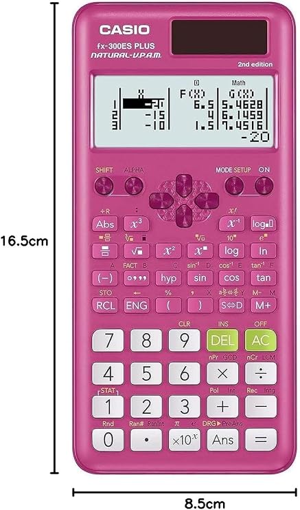 Casio fx-300ESPLS2 Pink Scientific Calculator