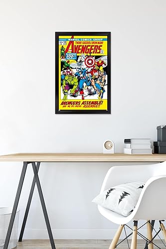 Miniatura 30 de Trends International Marvel Comics Avengers #100 - Póster de pared, 34 pulgadas de largo x 22.4 W, versión premium sin marco