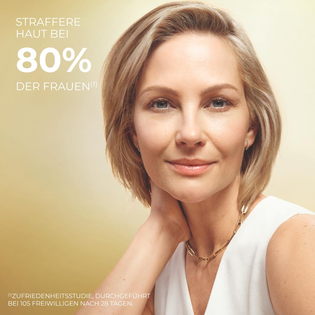 Yves Rocher Anti-Age Global Set – Tagescreme 50ml + Nachtcreme 50ml + Supra Essence Serum 30ml – Mit Gold-Achillea – Anti-Aging Gesichtspflege – Strafft, regeneriert und hydratisiert