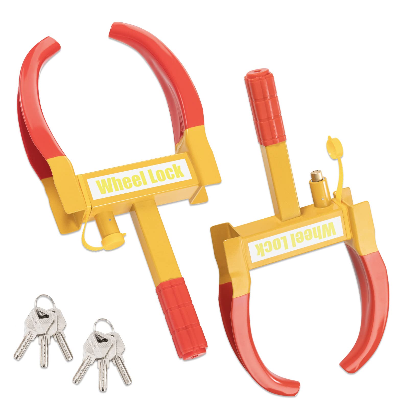 Buy CZC AUTO Wheel Lock Security Tire Lock Anti Theft Lock, Heavy Duty