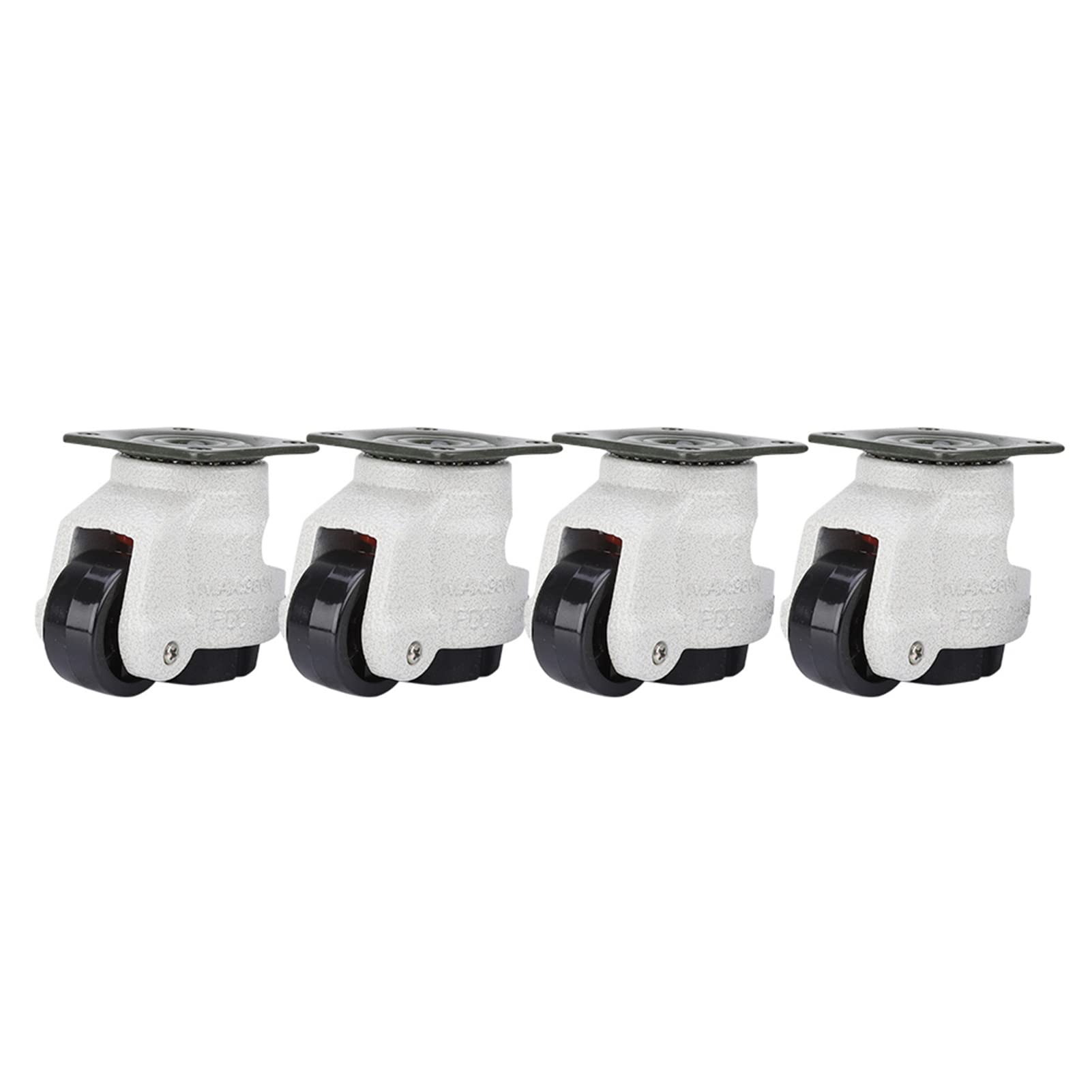 2.8in Leveling Machine Casters,4 Pack 360 Degree Whirling Plate Casters - View #10